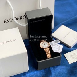 Armani Dial Diameter 32mm 316 Fine Steel Strap Quartz Watch For Women Ar1908