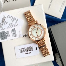 Armani Dial Diameter 32mm 316 Fine Steel Strap Quartz Watch For Women Ar1908