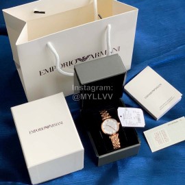 Armani Dial Diameter 32mm 316 Fine Steel Strap Crystal Drill Watch For Women Ar11244