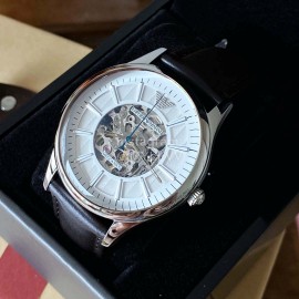 Armani Silver Hollow Perspective Automatic Mechanical Watch Ar1946