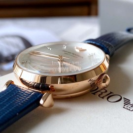 Armani Rose Gold Band Drill Hollowed Out Perspective Automatic Mechanical Watch Ar60020