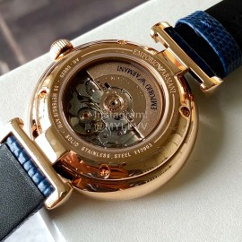 Armani Rose Gold Band Drill Hollowed Out Perspective Automatic Mechanical Watch Ar60020