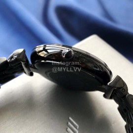 Armani Crystal Diamond Black Watch For Women