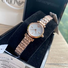 Armani Exquisite Small Gauge 22mm316 Fine Steel Strap Quartz Watch For Women 