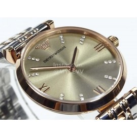 Armani Sun Diamond Dial 316 Fine Steel Watch For Women Ar1980