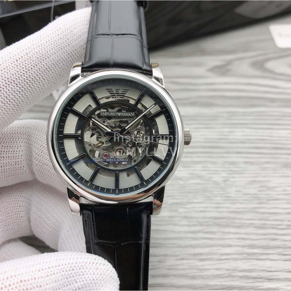 Armani 316l Fine Steel Mechanical Watch For Men Ar1981