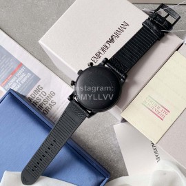 Armani New Six Needle Timing Leather Strap Watch For Men Ar1970