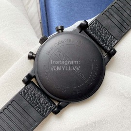 Armani New Six Needle Timing Leather Strap Watch For Men Ar1970