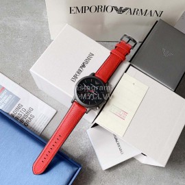 Armani New Six Needle Timing Leather Strap Watch For Men Ar1971