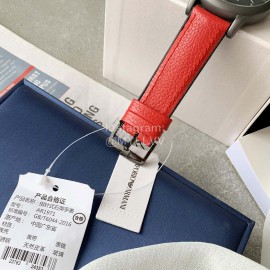 Armani New Six Needle Timing Leather Strap Watch For Men Ar1971