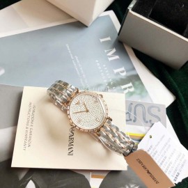 Armani New 316l Fine Steel Quartz Watch For Women Ar11293