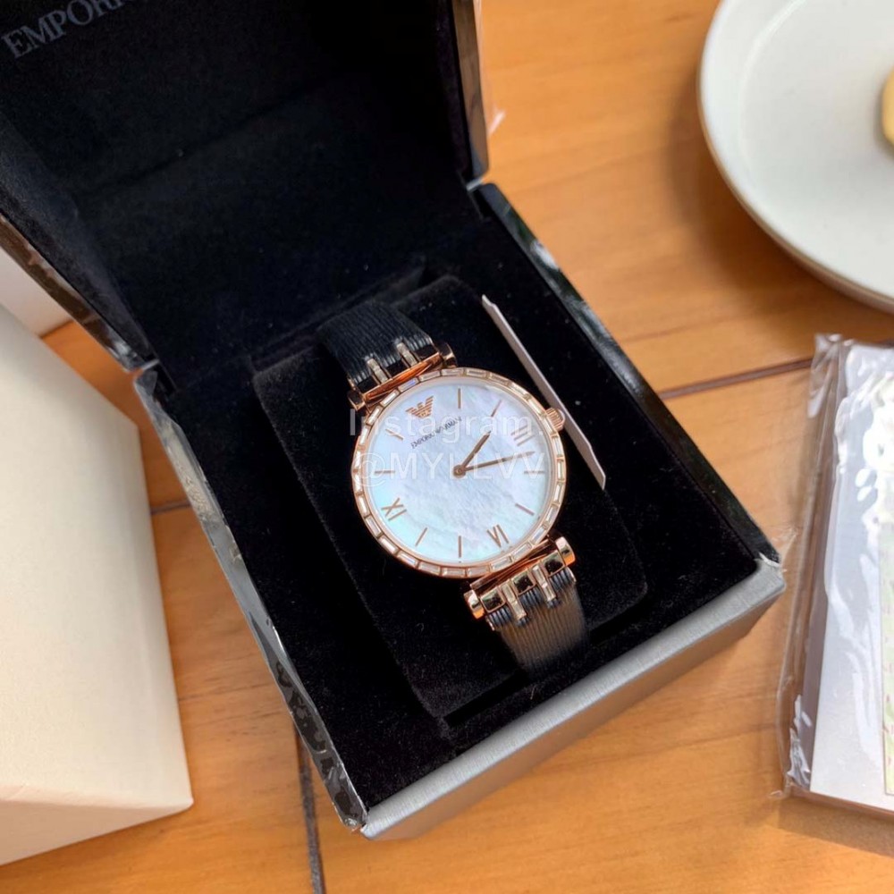 Armani New 316l Fine Steel Quartz Watch For Women Ar11295