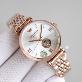 Armani Fashion 317l Fine Steel Strap Watch For Women Ar60023