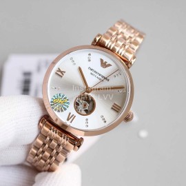 Armani Fashion 317l Fine Steel Strap Watch For Women Ar60023