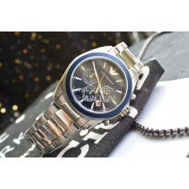 Armani Classic Scale White Steel Band Quartz Multifunctional Watch Ar6091