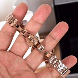 Armani New Diamond Inlaid Pearl Fritillaria Dial Steel Band Watch For Women Ar1909