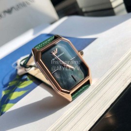 Armani Fine Steel Living Waterproof 30m Square Watch For Women Ar11149