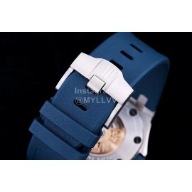 Audemars Piguet 15710st.Oo.A002ca.01 Rubber Band Mechanical Watch For Men Dark Blue