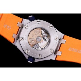 Audemars Piguet 15710st.Oo.A002ca.01 Rubber Band Mechanical Watch For Men Orange