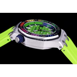 Audemars Piguet 15710st.Oo.A002ca.01 Rubber Band Mechanical Watch For Men Green