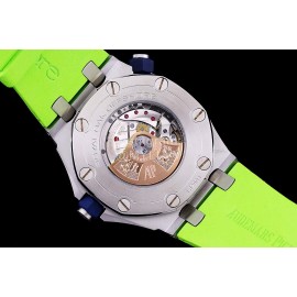 Audemars Piguet 15710st.Oo.A002ca.01 Rubber Band Mechanical Watch For Men Green