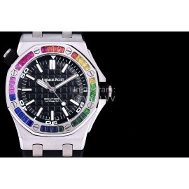 Audemars Piguet 15710st.Oo.A002ca.01 Rubber Watchstrap Mechanical Watch For Men