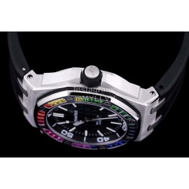 Audemars Piguet 15710st.Oo.A002ca.01 Rubber Watchstrap Mechanical Watch For Men