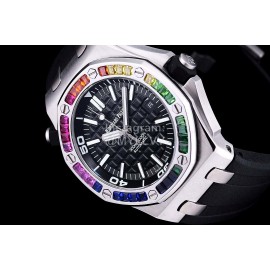 Audemars Piguet 15710st.Oo.A002ca.01 Rubber Watchstrap Mechanical Watch For Men