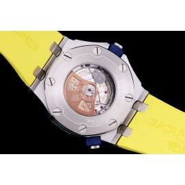 Audemars Piguet 15710st.Oo.A002ca.01 Rubber Band Mechanical Watch For Men Yellow