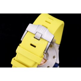 Audemars Piguet 15710st.Oo.A002ca.01 Rubber Band Mechanical Watch For Men Yellow