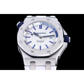 Audemars Piguet 15710st.Oo.A002ca.01 Sapphire Crystal Glass Mechanical Watch White