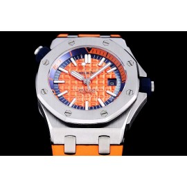 Audemars Piguet 15710st.Oo.A002ca.01 Sapphire Crystal Glass Mechanical Watch Orange