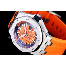 Audemars Piguet 15710st.Oo.A002ca.01 Sapphire Crystal Glass Mechanical Watch Orange