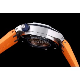Audemars Piguet 15710st.Oo.A002ca.01 Sapphire Crystal Glass Mechanical Watch Orange