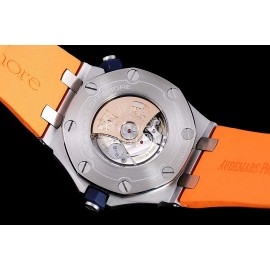 Audemars Piguet 15710st.Oo.A002ca.01 Sapphire Crystal Glass Mechanical Watch Orange