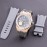 Audemars Piguet 15710st.Oo.A002ca.01 Sapphire Crystal Glass Mechanical Watch For Men Gray