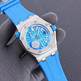 Audemars Piguet 15710st.Oo.A002ca.01 Sapphire Crystal Glass Mechanical Watch For Men Blue