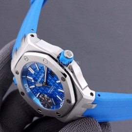 Audemars Piguet 15710st.Oo.A002ca.01 Sapphire Crystal Glass Mechanical Watch For Men Blue