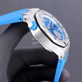 Audemars Piguet 15710st.Oo.A002ca.01 Sapphire Crystal Glass Mechanical Watch For Men Blue