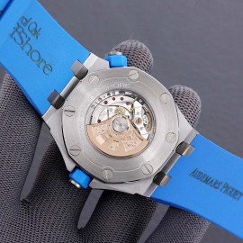 Audemars Piguet 15710st.Oo.A002ca.01 Sapphire Crystal Glass Mechanical Watch For Men Blue