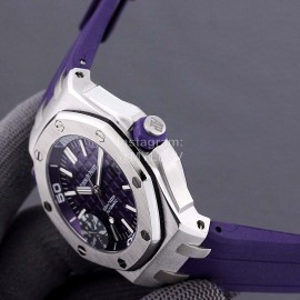 Audemars Piguet 15710st.Oo.A002ca.01 Sapphire Crystal Glass Mechanical Watch For Men Purple