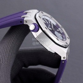 Audemars Piguet 15710st.Oo.A002ca.01 Sapphire Crystal Glass Mechanical Watch For Men Purple