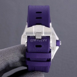 Audemars Piguet 15710st.Oo.A002ca.01 Sapphire Crystal Glass Mechanical Watch For Men Purple