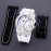 Audemars Piguet 15710st.Oo.A002ca.01 Sapphire Crystal Glass Mechanical Watch For Men White