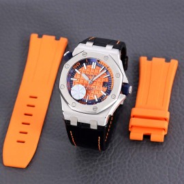 Audemars Piguet 15710st.Oo.A002ca.01 Sapphire Crystal Glass Mechanical Watch For Men Orange
