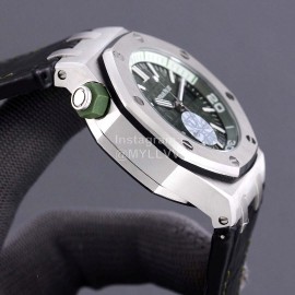 Audemars Piguet 15710st.Oo.A002ca.01 Sapphire Crystal Glass Mechanical Watch For Men Dark Green