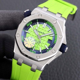 Audemars Piguet 15710st.Oo.A002ca.01 Sapphire Crystal Glass Mechanical Watch For Men Green