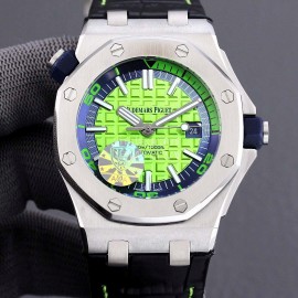 Audemars Piguet 15710st.Oo.A002ca.01 Sapphire Crystal Glass Mechanical Watch For Men Green