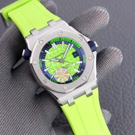 Audemars Piguet 15710st.Oo.A002ca.01 Sapphire Crystal Glass Mechanical Watch For Men Green