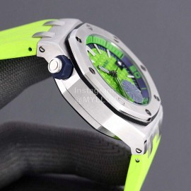 Audemars Piguet 15710st.Oo.A002ca.01 Sapphire Crystal Glass Mechanical Watch For Men Green